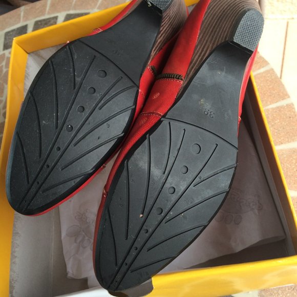 Spring Step Red Booties Chill Red size 39 (US 8.5) - Picture 5 of 9